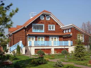 Дом, архитектурная мастерская МАРТ архитектурная мастерская МАРТ Rustic style house