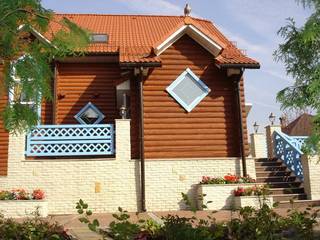 Дом, архитектурная мастерская МАРТ архитектурная мастерская МАРТ Rustic style houses