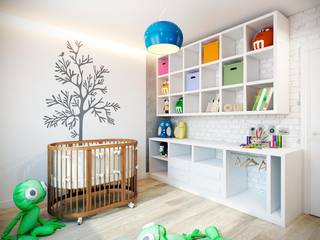 Каменный лофт, CO:interior CO:interior インダストリアルデザインの 子供部屋