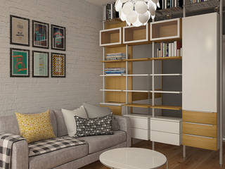 Деревянная шкатулка, CO:interior CO:interior Scandinavian style living room