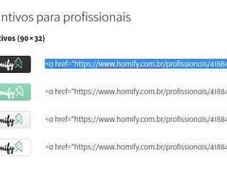 Como inserir um distintivo? , Apoio homify Apoio homify