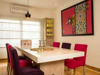 House in Pune, The Orange Lane The Orange Lane Eclectic style dining room