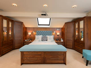 Mr & Mrs Swan's Bespoke Walnut Bedroom, Room Room Classic style bedroom