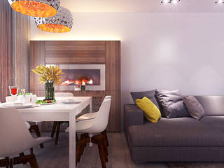 living room, Your royal design Your royal design ミニマルデザインの リビング