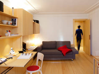 Studio Dominique Gauzin-Müller, Fabienne Bulle architecte & associés Fabienne Bulle architecte & associés Living room