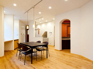 ななめのいえ, アルキテク設計室 アルキテク設計室 Scandinavian style dining room