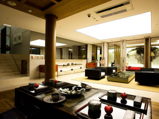 영조주택, NEED21 ASSOCIATES NEED21 ASSOCIATES Asian style living room