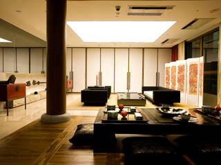 영조주택, NEED21 ASSOCIATES NEED21 ASSOCIATES Asian style living room