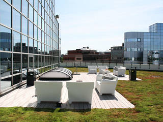 Dakterras kantoorgebouw Amsterdam, By Lenny By Lenny Commercial spaces