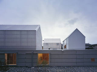 House in Yamasaki, 島田陽建築設計事務所/Tato Architects 島田陽建築設計事務所/Tato Architects Eklektyczne domy