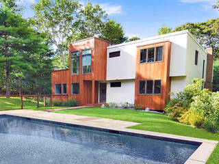 Modern Beach House - East Hampton, NY , Eisner Design Eisner Design Moderne huizen