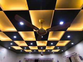 False ceiling design homify Industrial style walls & floors Wall & floor coverings