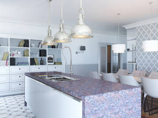 Część domu jednorodzinnego - 78 m2, ADV Design ADV Design Classic style kitchen