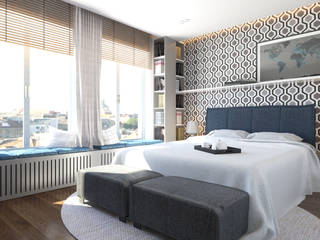 Apartament 115 m2, ADV Design ADV Design Classic style bedroom