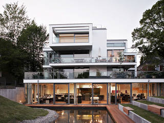 Appartmenthaus Elbchaussee, reichardt architekten reichardt architekten Moderne huizen