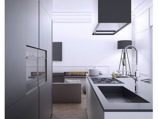 Open Space , Onlydesign Onlydesign Minimalist kitchen