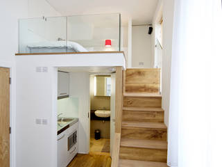 Student Accommodation - SW10, Ceetoo Architects Ceetoo Architects Modern Corridor, Hallway and Staircase
