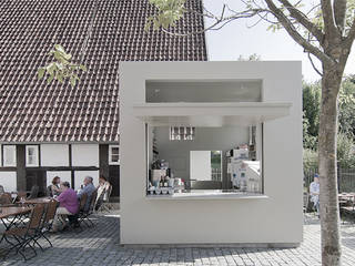 Gastronomie-Cube, h.s.d.architekten bda h.s.d.architekten bda Commercial spaces