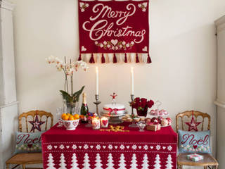Alpine Christmas Cushions, Stockings and Decoration, Jan Constantine Jan Constantine Classic style living room