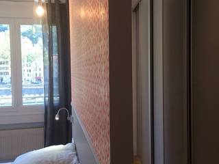 Rénovation chambre sur les quais de Lyon , Pepper Butter Pepper Butter 모던스타일 침실