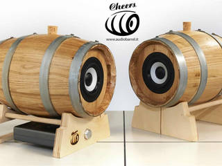 Diffusori acustici Cheers di Audiobarrel, Pietro Romano Pietro Romano Modern Living Room