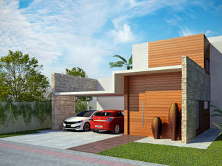 Casa no Royal Boulevard Residence Resort Tony Santos Arquitetura Casas estilo moderno: ideas, arquitectura e imágenes