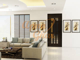 Drawing Room Interior Design, ApnaGhar.co.in ApnaGhar.co.in Moderne woonkamers