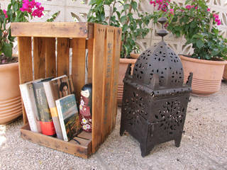 SAVIA 1 caja de fruta barnizada, ECOdECO Mobiliario ECOdECO Mobiliario Дома в рустикальном стиле Аксессуары и декор
