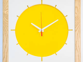 Big clock "Sun", Meble Autorskie Jurkowski Meble Autorskie Jurkowski 客廳