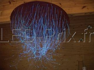 Réaliser un lustre en fibre optique goutte d'eau/sparkle, LED-PRIX.fr LED-PRIX.fr Casas modernas