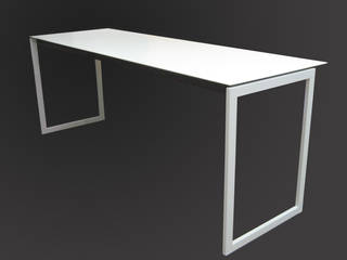 Table SAM, qfa - quentin fruchaud architectures qfa - quentin fruchaud architectures Salle à manger minimaliste
