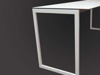 Table SAM, qfa - quentin fruchaud architectures qfa - quentin fruchaud architectures Comedores de estilo minimalista