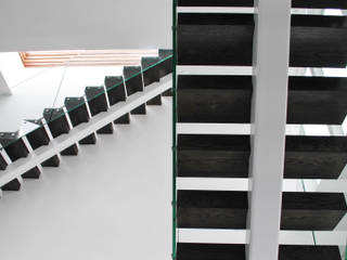 Exclusive Middle-spine Stairway, Railing London Ltd Railing London Ltd Tangga