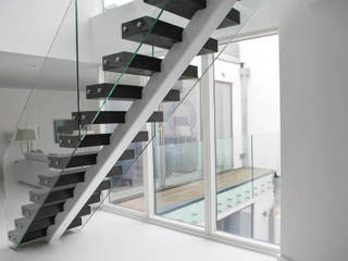 Exclusive Middle-spine Stairway, Railing London Ltd Railing London Ltd Tangga