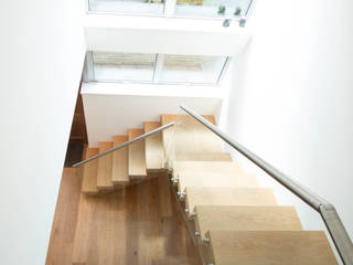 Open Plan Floating Stairs , Railing London Ltd Railing London Ltd Stairs