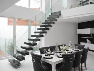 Exclusive Middle-spine Stairway, Railing London Ltd Railing London Ltd 樓梯