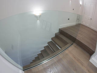 Straight Cantilever Staircase , Railing London Ltd Railing London Ltd Stairs