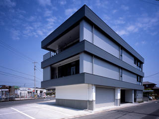 連島ビル-kurashiki-, HUMAN.ARCHITECTS-高尾淳- HUMAN.ARCHITECTS-高尾淳- Modern Houses