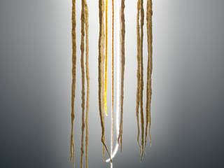 "jellyfish" lampada LED a sospensione: indoor/outdoor, Mighali_Faggiano studio Mighali_Faggiano studio Balcon, Veranda & Terrasse méditerranéens