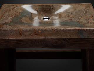 concrete sink "Mirage in a desert", Pietra Danzare Pietra Danzare 現代浴室設計點子、靈感&圖片