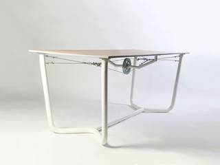 Cable Table, Studio Roex Studio Roex Sala da pranzo in stile industriale