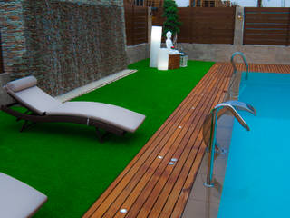 espacio de relajación exterior, ZimmeR designer ZimmeR designer Modern Pool