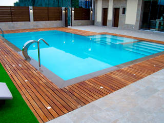 espacio de relajación exterior, ZimmeR designer ZimmeR designer Modern Pool