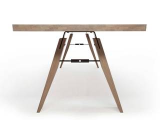 Branch dining table, Marc Th. van der Voorn Marc Th. van der Voorn Sala da pranzo in stile industriale