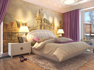 Guest bedroom, Your royal design Your royal design Classic style bedroom