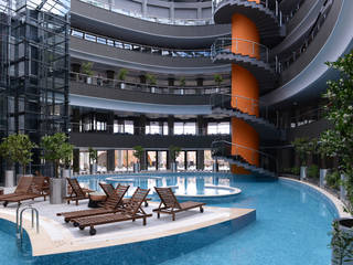 Doga Thermal & Spa Hotel, Unlimited Design Unlimited Design Jardín interior