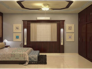 A prestigious Project By Monnaie Interior Designers, Monnaie Interiors Pvt Ltd Monnaie Interiors Pvt Ltd غرفة نوم