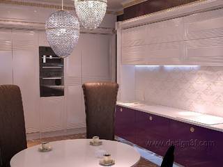 Украина, г. Днепропетровск, квартира-студия 100 м2, студия Design3F студия Design3F Kitchen