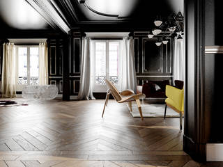 black baron haussmann, Better and better Better and better Modern living room