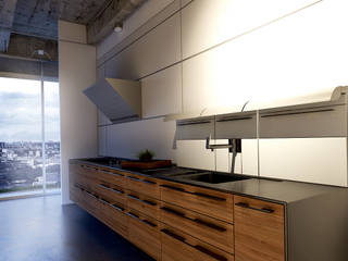 style industry pour ce loft , Better and better Better and better Cocinas modernas: Ideas, imágenes y decoración